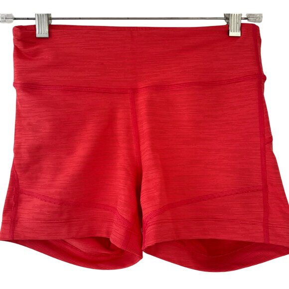Outdoor Voices Pants - Outdoor Voices FreeForm Biking Shorts Orange Red Space Dye 5" Women's Size Small